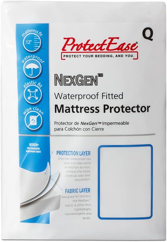 ProtectEase® NEXGEN™ Waterproof Fitted Mattress Protector