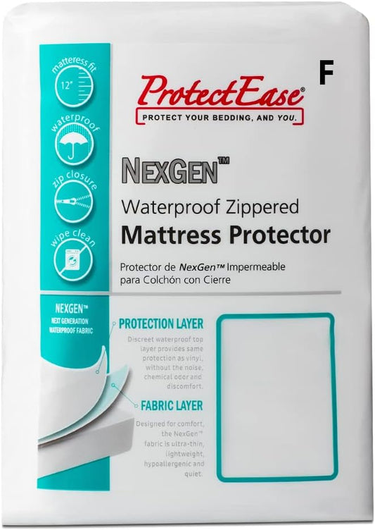 ProtectEase® NEXGEN™ Waterproof Zippered Mattress Protector