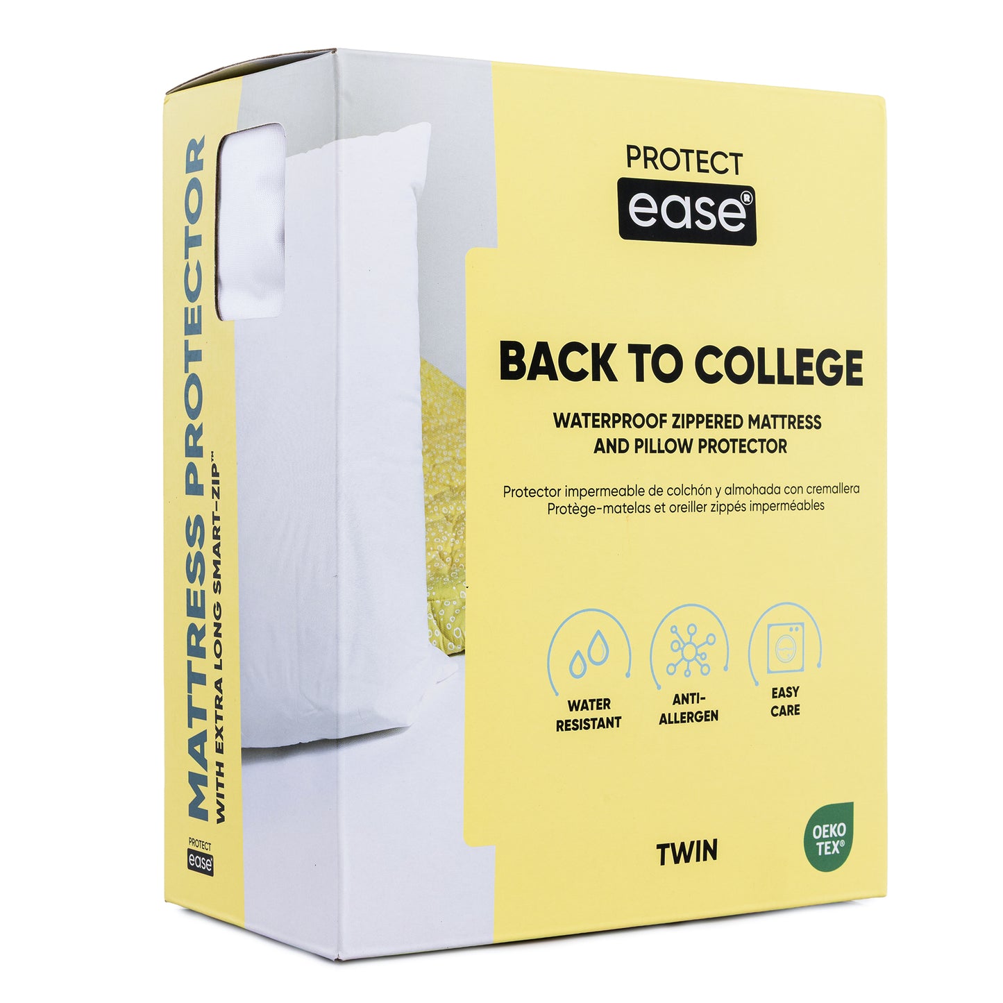 Back to College Waterproof Zippered Mattress Protector