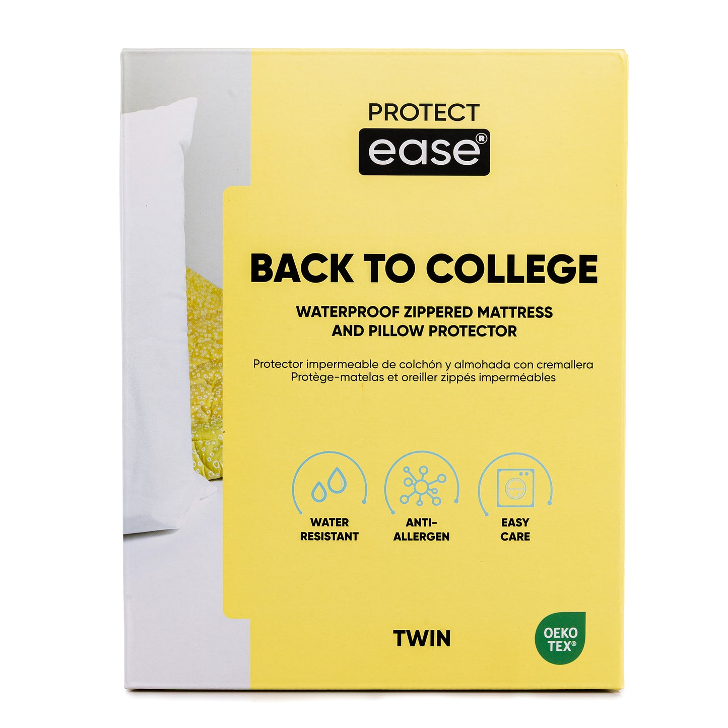 Back to College Waterproof Zippered Mattress Protector