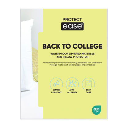 Back to College Waterproof Zippered Mattress Protector