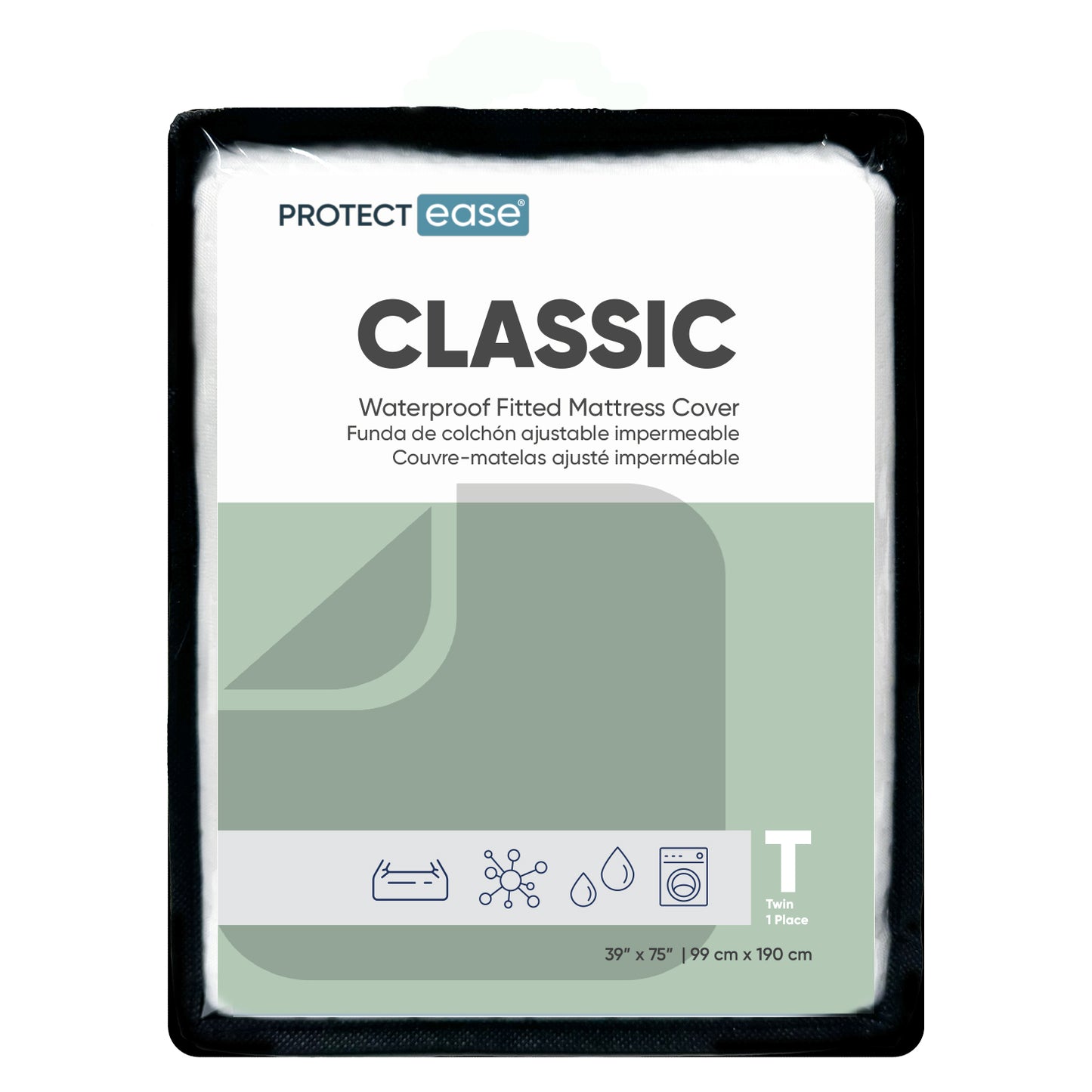 Classic Waterproof Fitted Mattress Cover