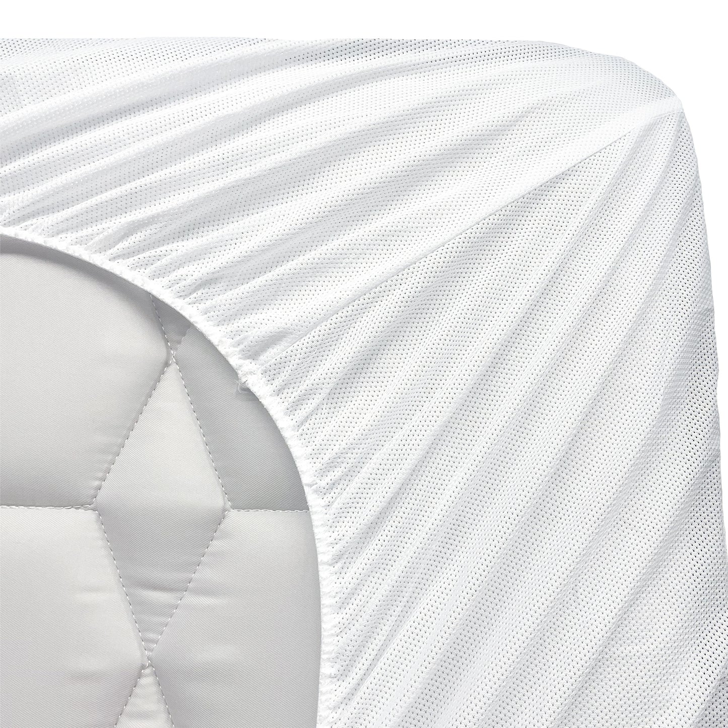 Terry Antimicrobial Waterproof Fitted Mattress Cover