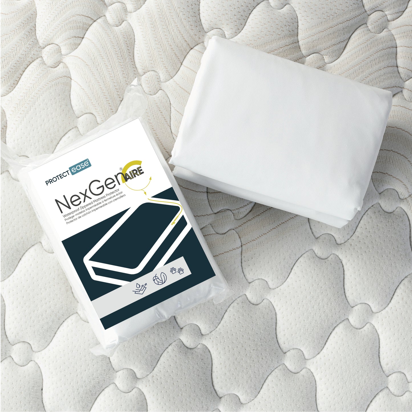 Nexgen Aire 100% Waterproof Zippered Mattress Protector (Twin)