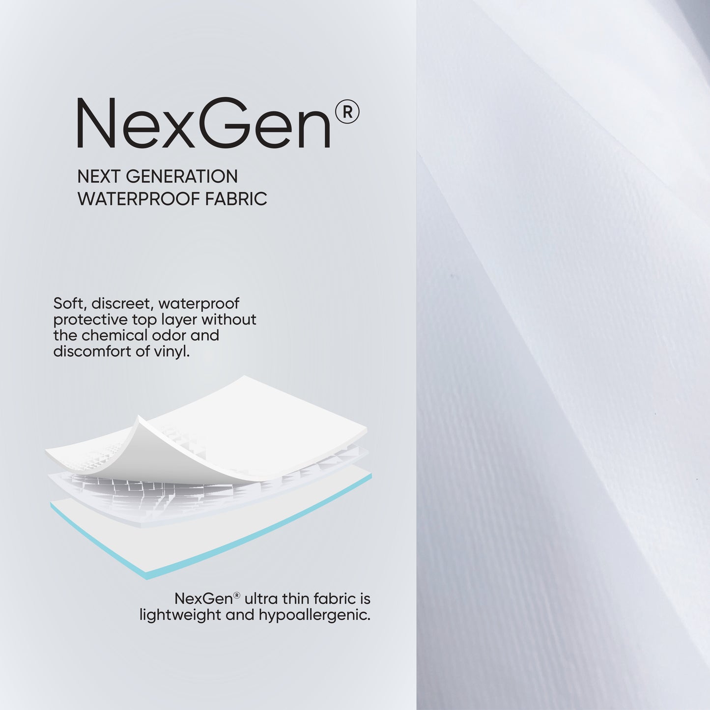 Nexgen Aire 100% Waterproof Zippered Mattress Protector (Twin)