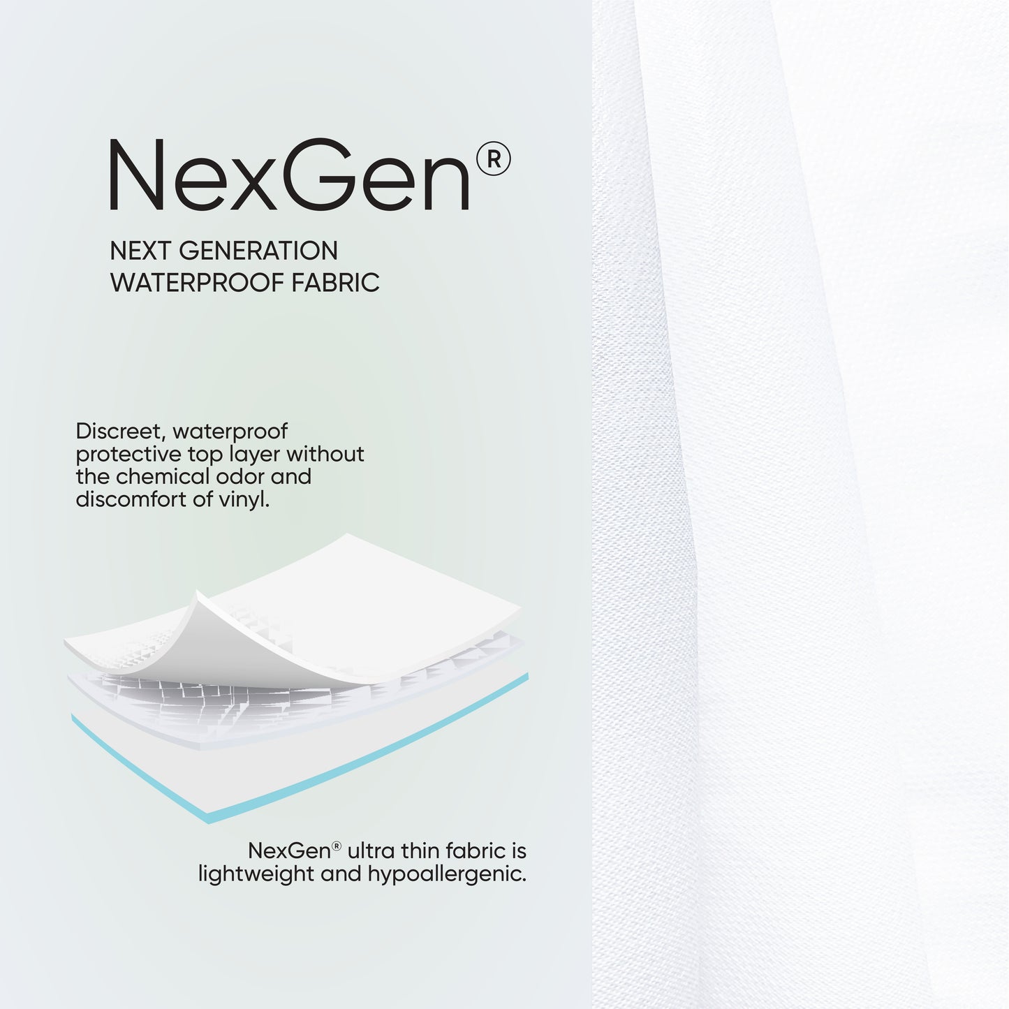 NEXGEN™ Waterproof Zippered Mattress Protector