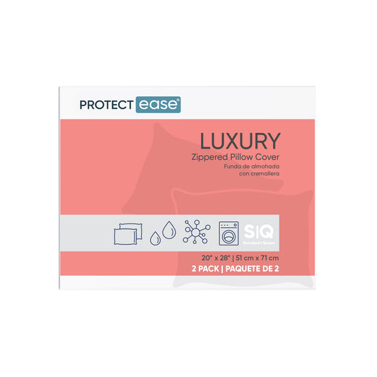 Luxury Waterproof Pillow Protector - 2 Pack