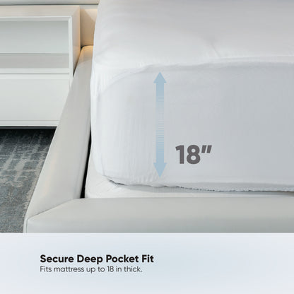 PolarPure™ Fitted Mattress Protector with Ultra-Fresh® Treatment