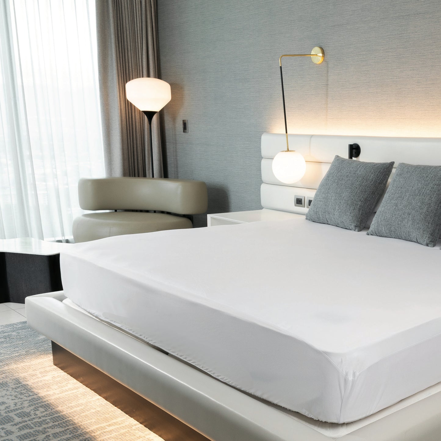 PolarPure™ Fitted Mattress Protector with Ultra-Fresh® Treatment