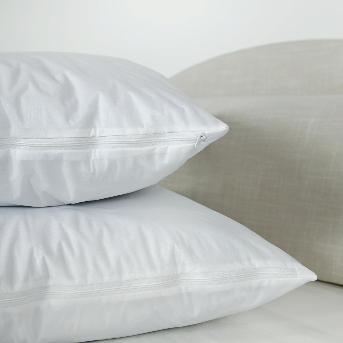 Premium Waterproof Pillow Protector - 2 Pack