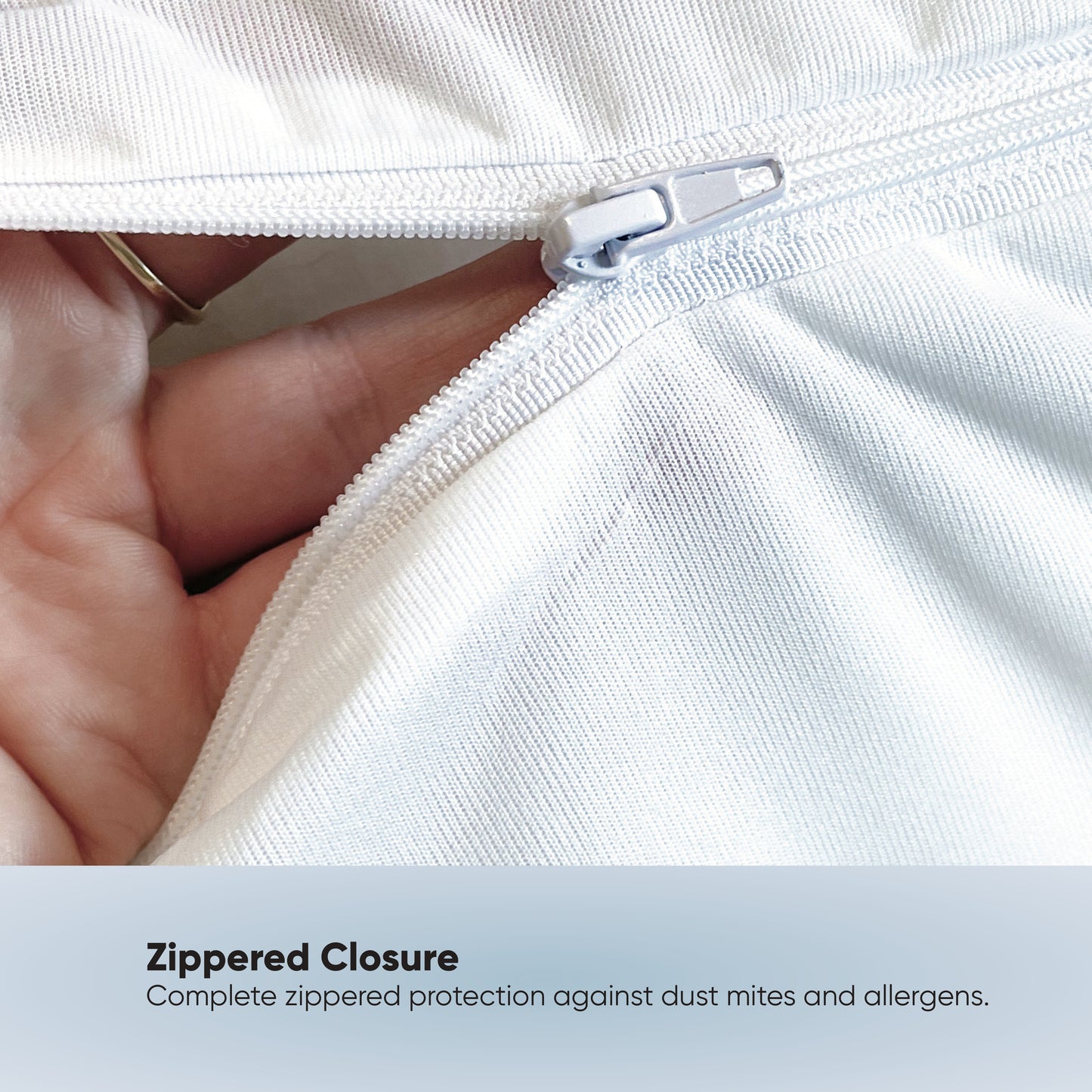 Premium Waterproof Pillow Protector - 2 Pack