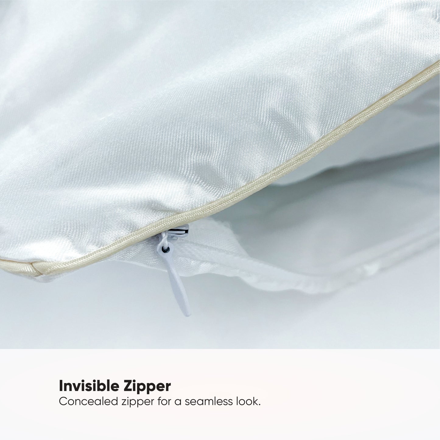 Satin Spa Satin Pillow Protector With Aloe S/Q