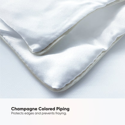 Satin Spa Satin Pillow Protector With Aloe S/Q