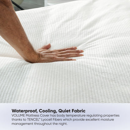 VOLUME Fitted Mattress Protector made with TENCEL™ Lyocell Fibers