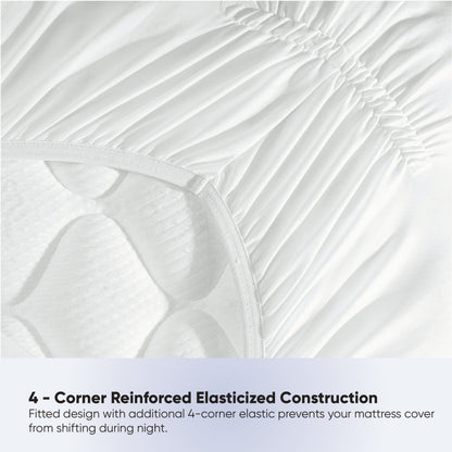 VOLUME Fitted Mattress Protector made with TENCEL™ Lyocell Fibers