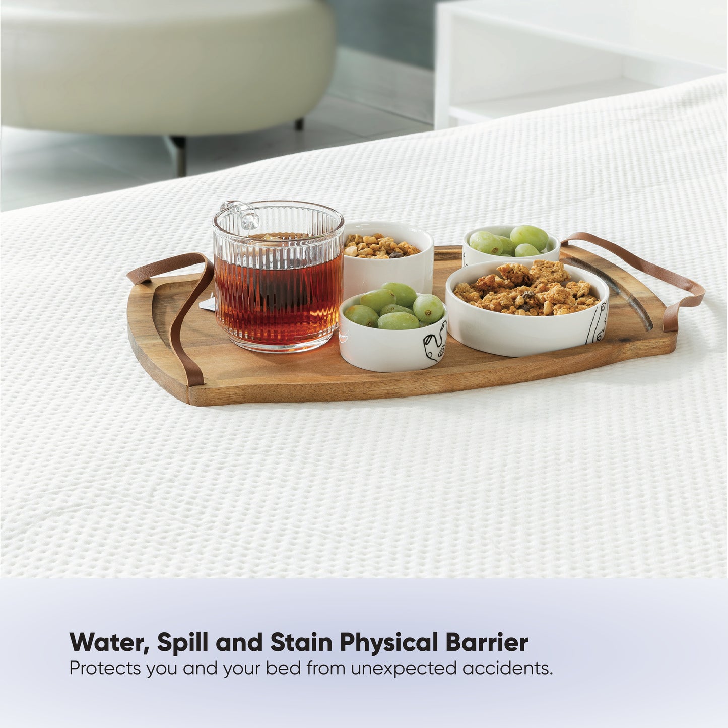 VOLUME Fitted Mattress Protector made with TENCEL™ Lyocell Fibers