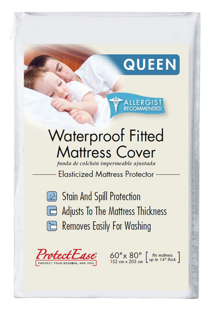 Premium Waterproof Fitted Mattress Cover