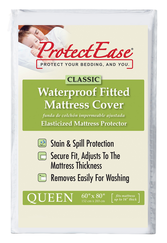 Classic Waterproof Fitted Mattress Cover